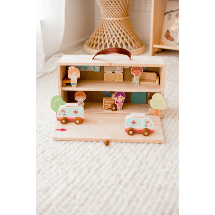 QToysUSA – Großhandel Spielzeugset – Kinder – Tragbares Krankenhaus-Set8