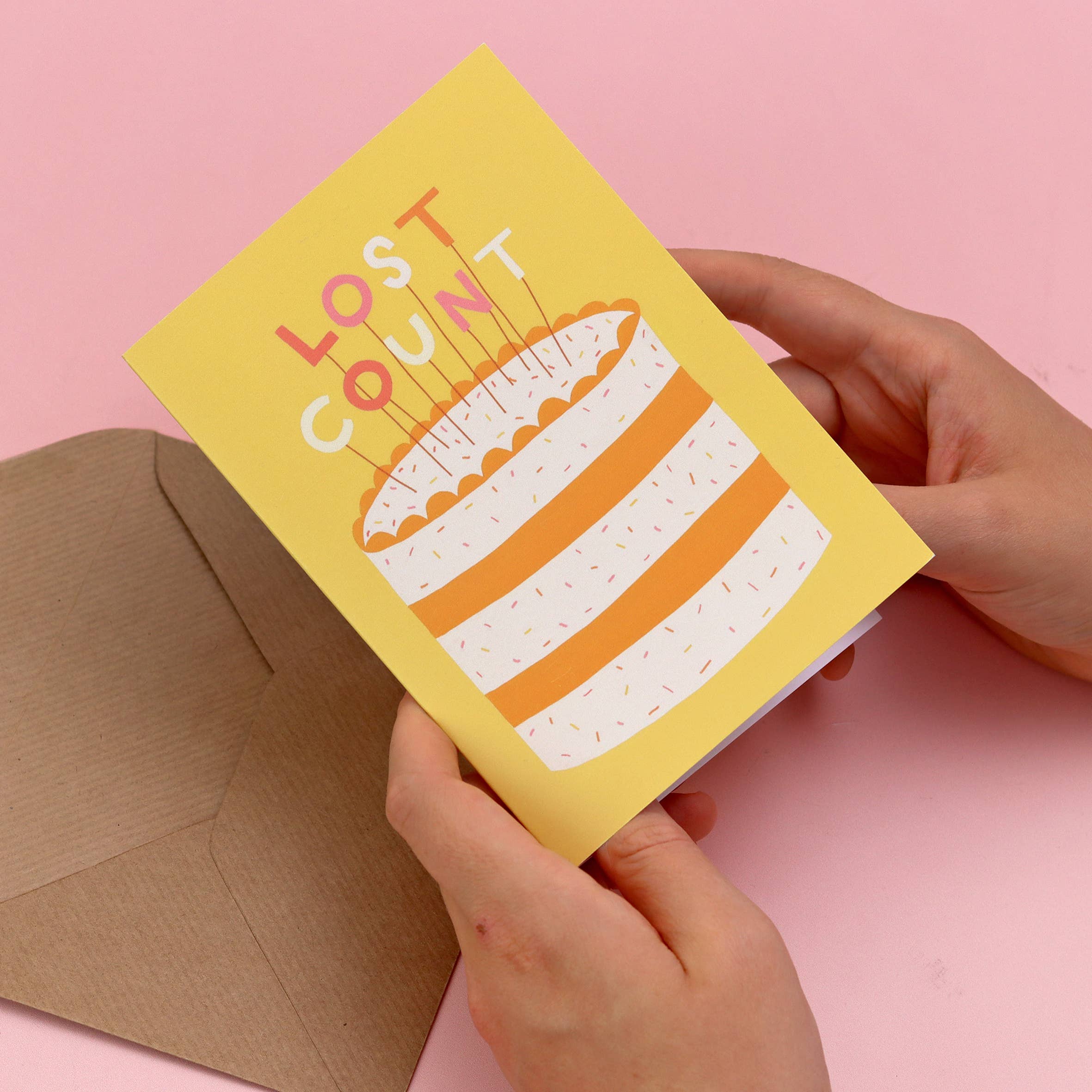 Oh, Laura – wholesale Birthday card – greeting card - 'lost count'1