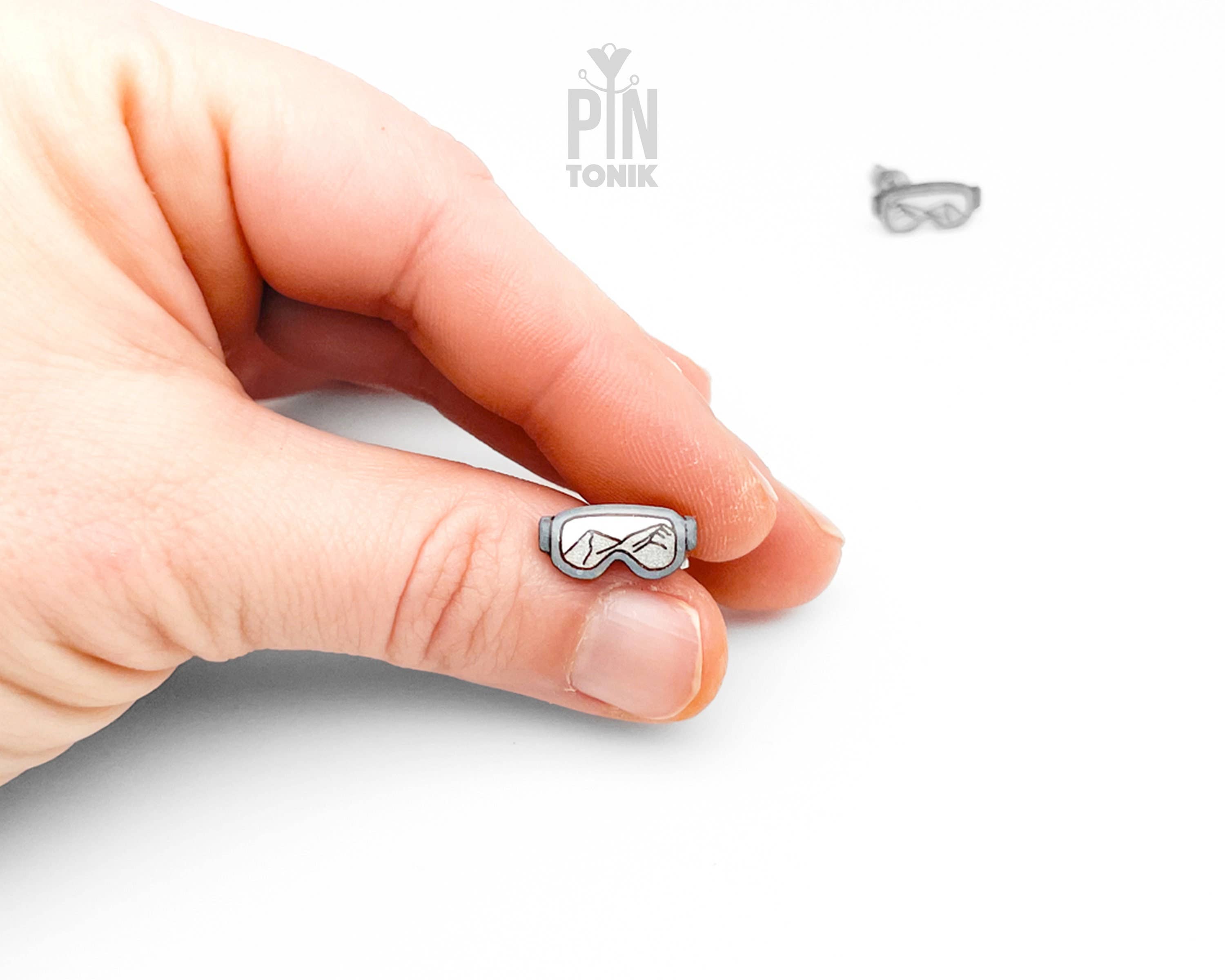 PinTonik - Wholesale Stud/Post Earrings - Ski Goggle Stud Earrings - Wooden Apres Ski Jewelry5