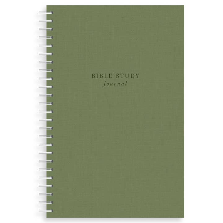 Bible Study Journal, Olive Green for wholesale by Muscadine Press