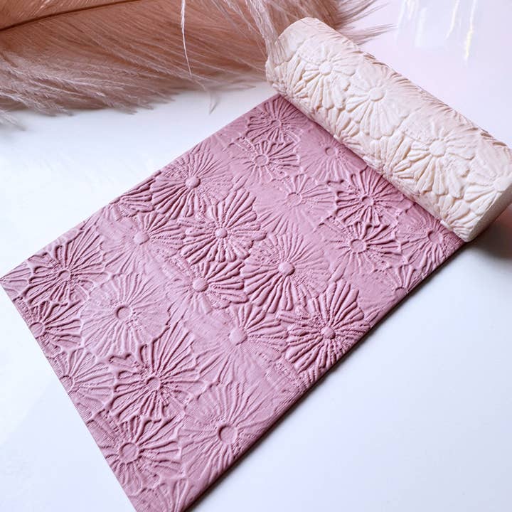 Zonnebloem Madeliefje Textuurroller for wholesale by S.I. Originals