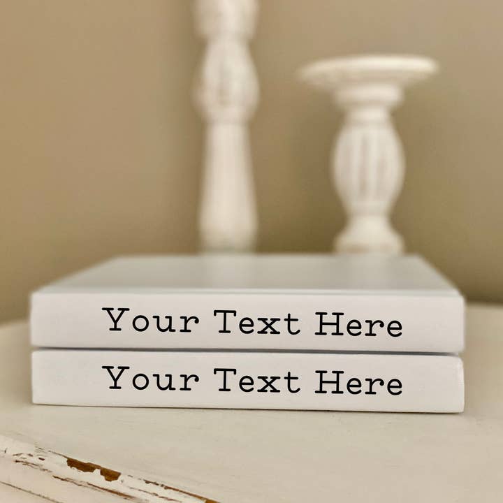 Coffee Table Books | Decorative Books | Personalized Books for wholesale by Oak Vine Designs