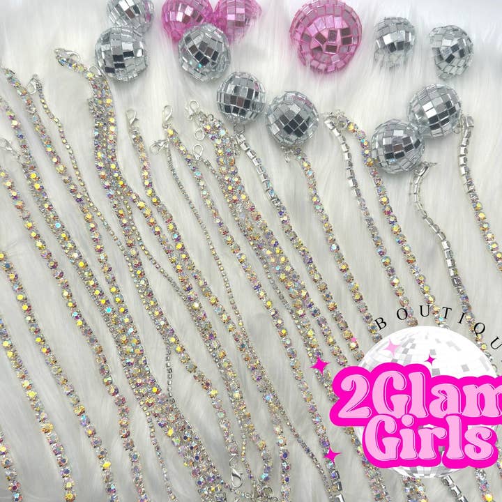 2 Glam Girls Boutique - Wholesale Hat Accessory - Women's - Trucker Bling Hat Chains