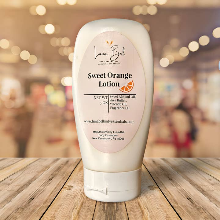 Lotion à l'orange douce pour la vente par Luna-Bel Body Essentials