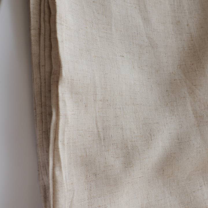 Q VITA - Wholesale Bedding Set - 80%TENCEL 20% Linen Duvet Cover Set - Oatmeal Color