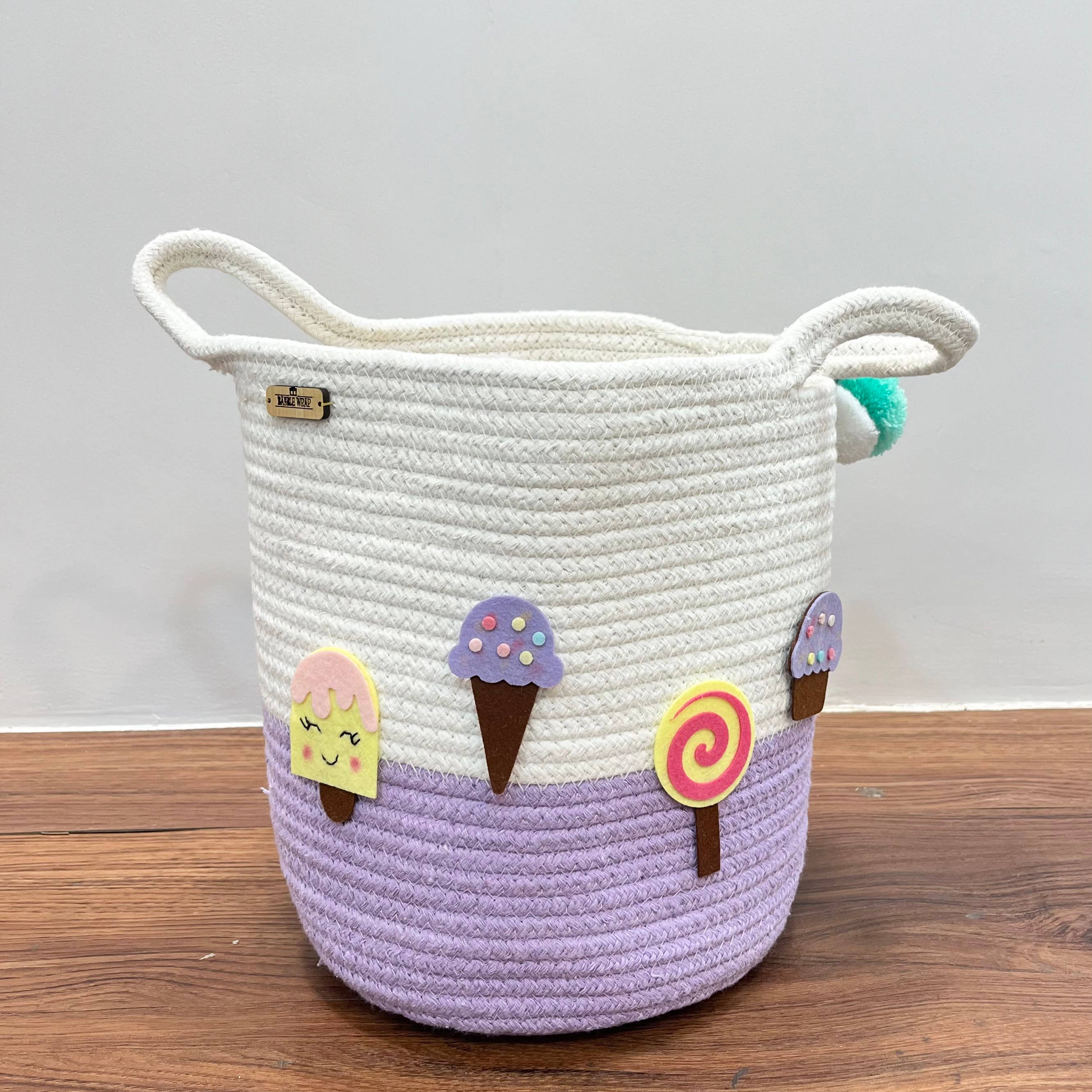 Ash and Vi - Wholesale Basket - Kids & Baby - Jute Cotton Storage Basket - Sweet Treats3