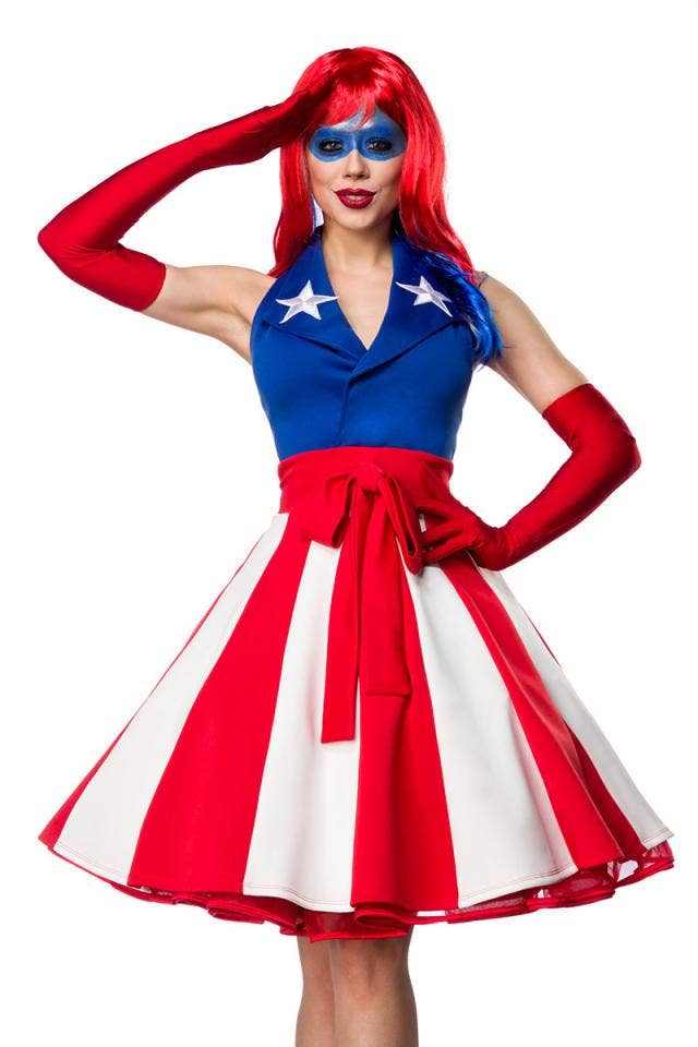 Blue red white Miss America for wholesale on Faire0