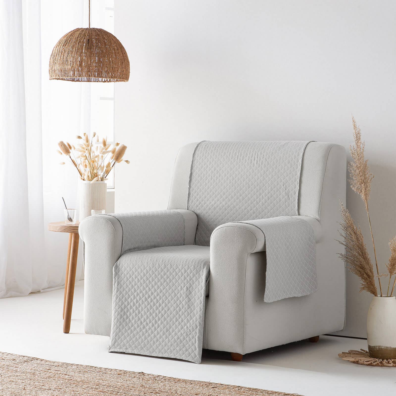 GAMUSI – Capa para cadeira/sofá por atacado – Capa de sofá lisa acolchoada algodão TRIVIAL20