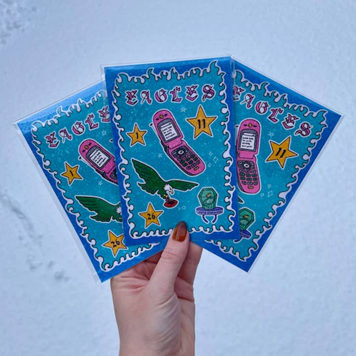 Lucky Lasso - Wholesale Sticker - Eagles sticker sheet1