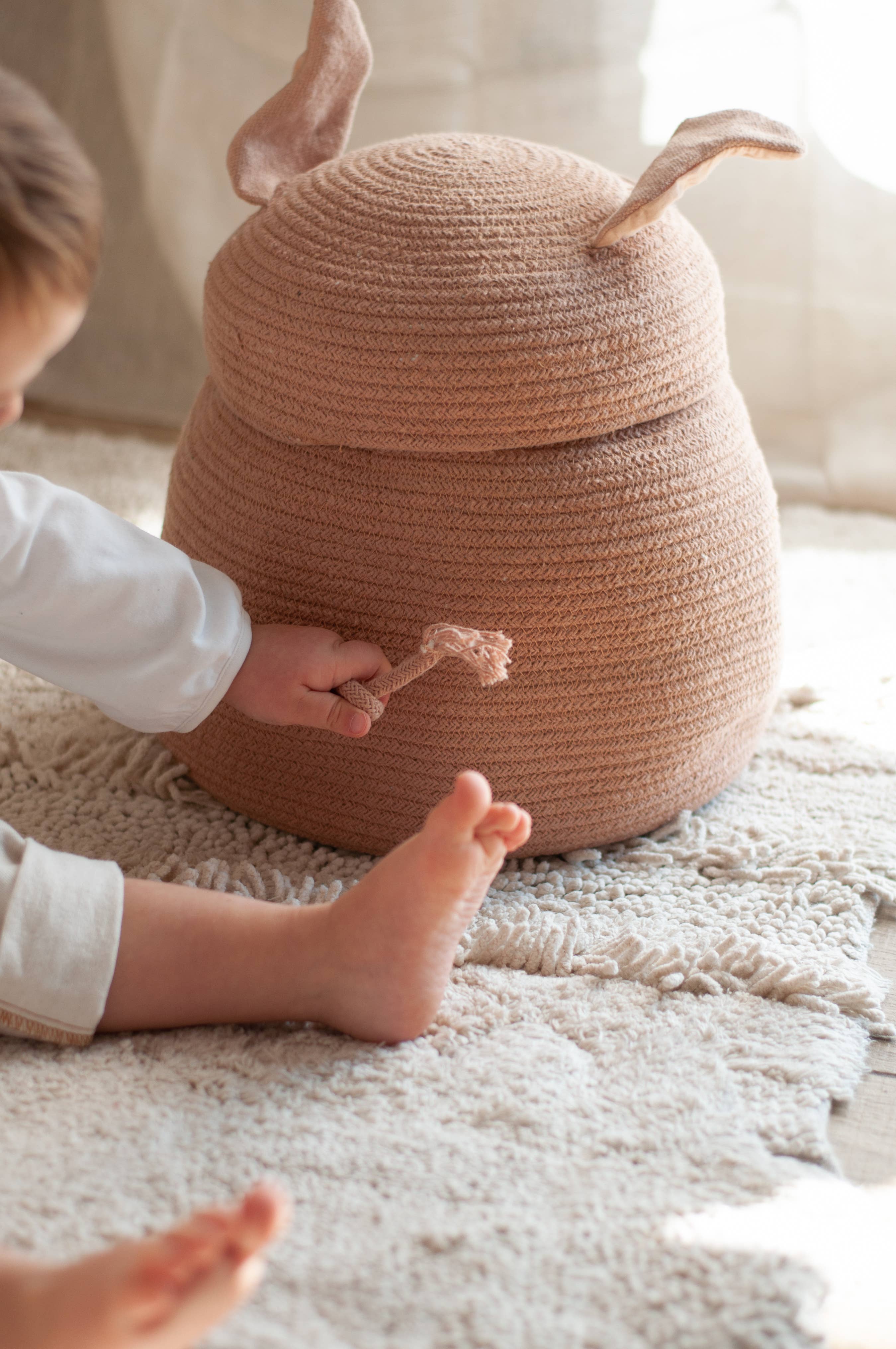 Lorena Canals - Wholesale Basket - Kids & Baby - Basket Peggy the Pig4