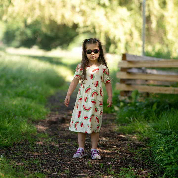 Bamboo Twirl Dress with Bloomer for wholesale by Silkberry Baby