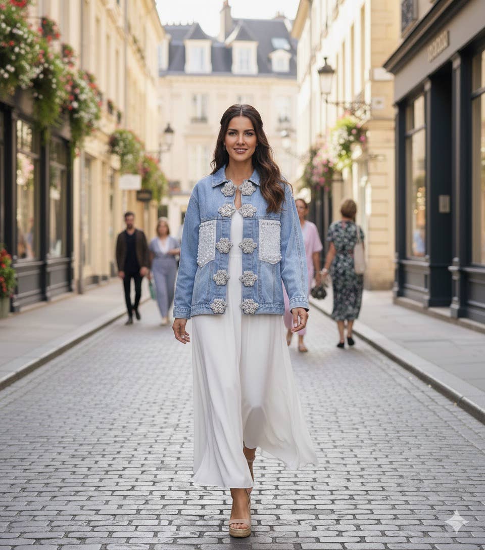 TABITHA - Wholesale Denim Jacket - Women's - Jewel Denim