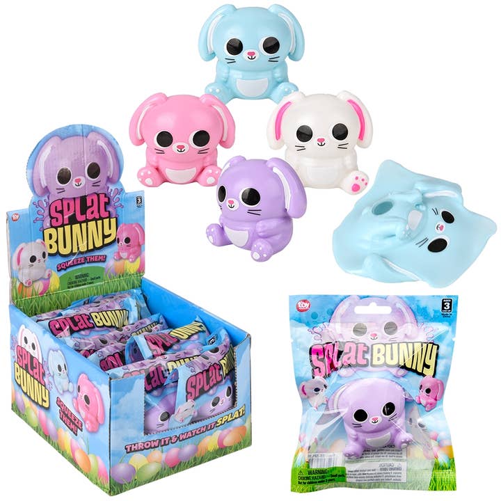 2.5" Splat Bunny 12ct - LLB Toys for wholesale by La Luna Bella - Toys