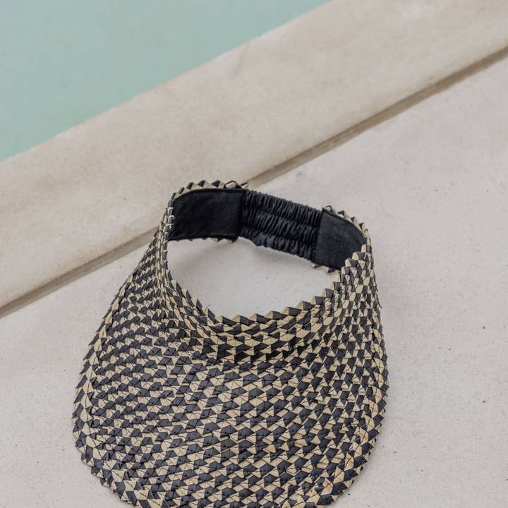 Village Thrive - Wholesale Visor - Women's - Rattan Sun Visor in Ombre1