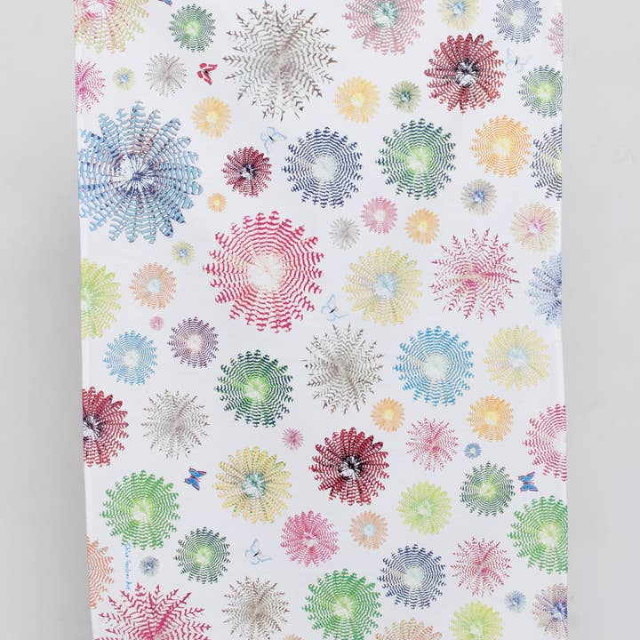 Colourful Rounds Tea Towel for wholesale by Chloe Gardner