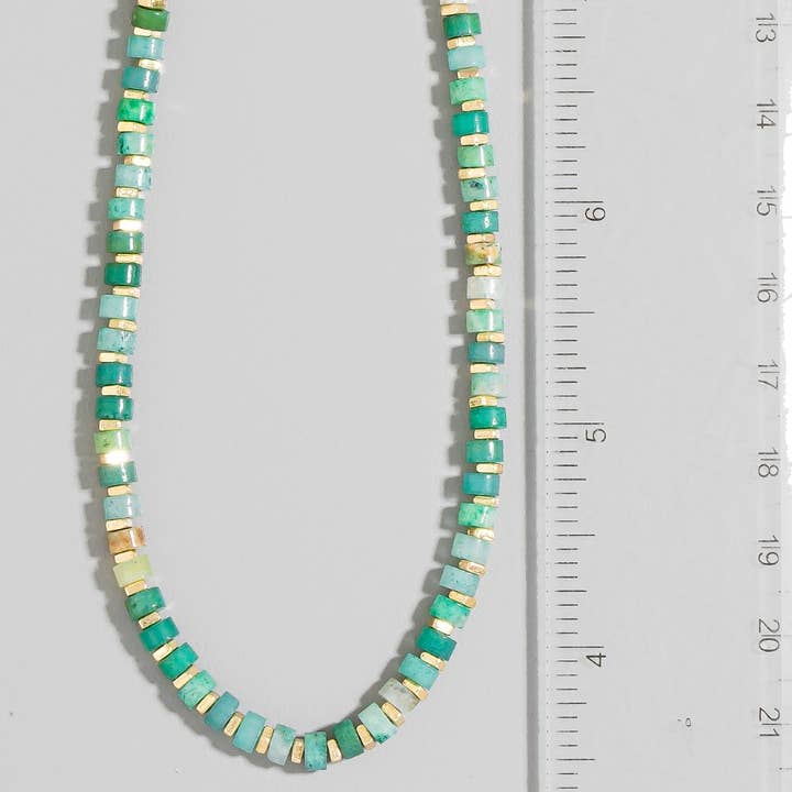 The Looks by Fame Accessories - Wholesale Pendant/Charm Necklace - Semi Precious Stone Beaded Necklace3