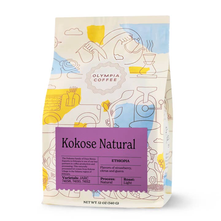 Äthiopien Kakose Natürlich für den Großhandel von Olympia Coffee