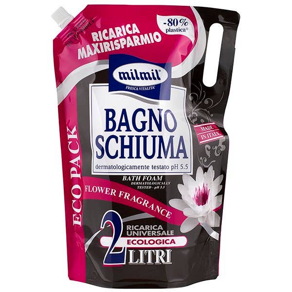 Bagno Schiuma Flower Fragrance Busta Maxi Ricarica 2000Ml per la vendita all'ingrosso da parte di Mil Mil 76