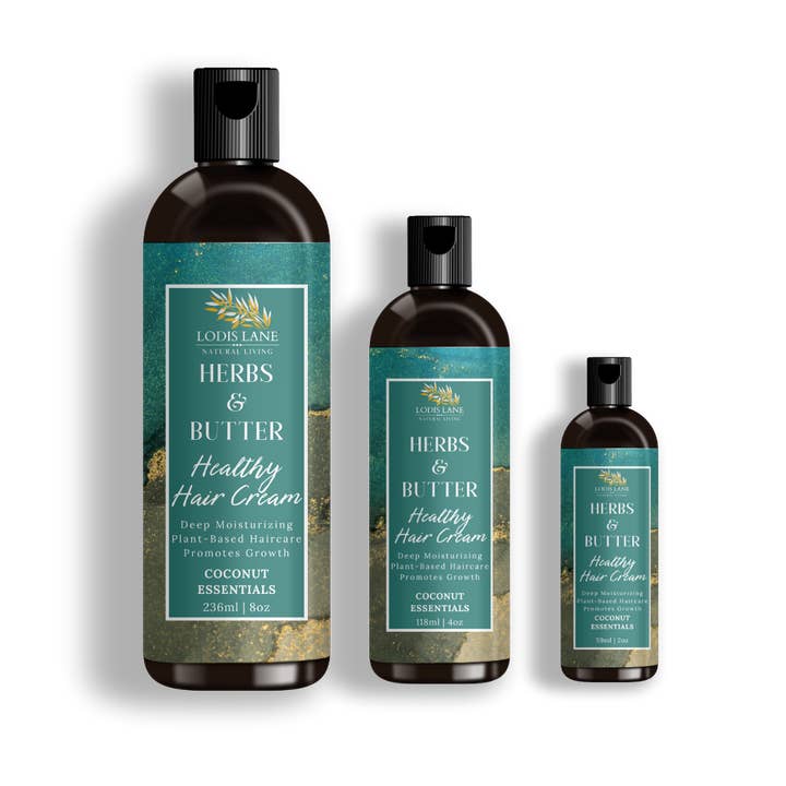 Herbs & Butter Healthy Hair Cream for wholesale by Lodis Lane Naturals