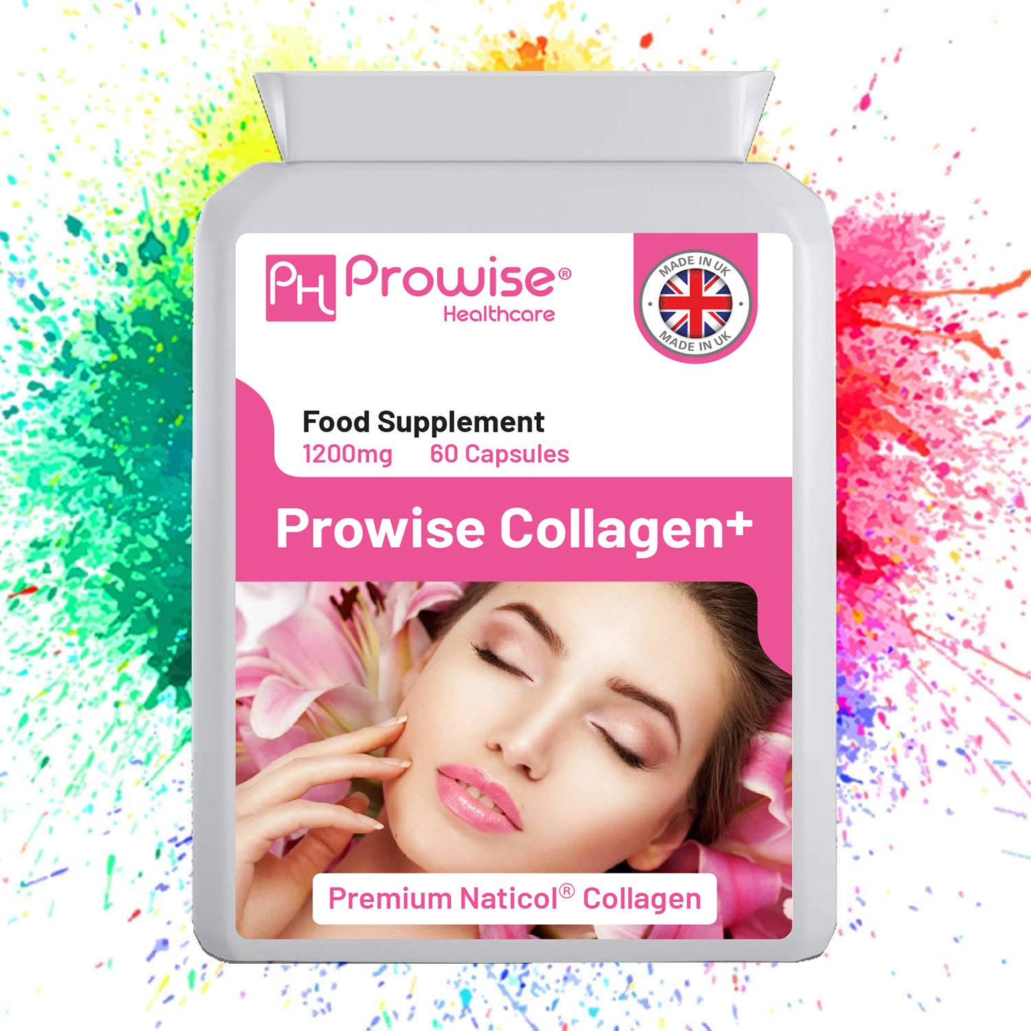Prowise Healthcare – Großhandel Nahrungsergänzungsmittel/Vitamin zum Einnehmen – Marine Collagen+ 1200mg - 60 Kapseln | Hergestellt im Vereinigten Königreich6