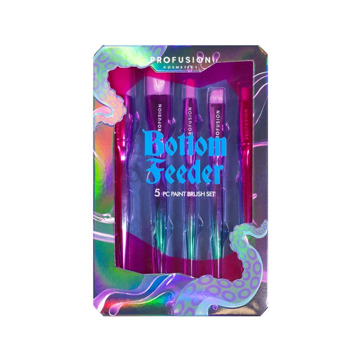 Sea Witch - 5 PC Eye & Face Brush Set for Flawless Makeup for wholesale by Profusion Cosmetics