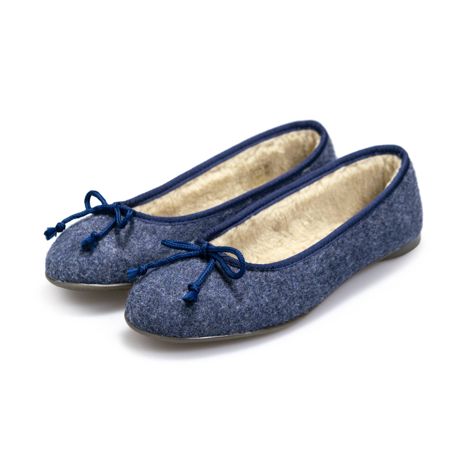 HAIKON HADA - Wholesale Slippers - Women's - Marine felt ballerinas. Recycled house slippers.0