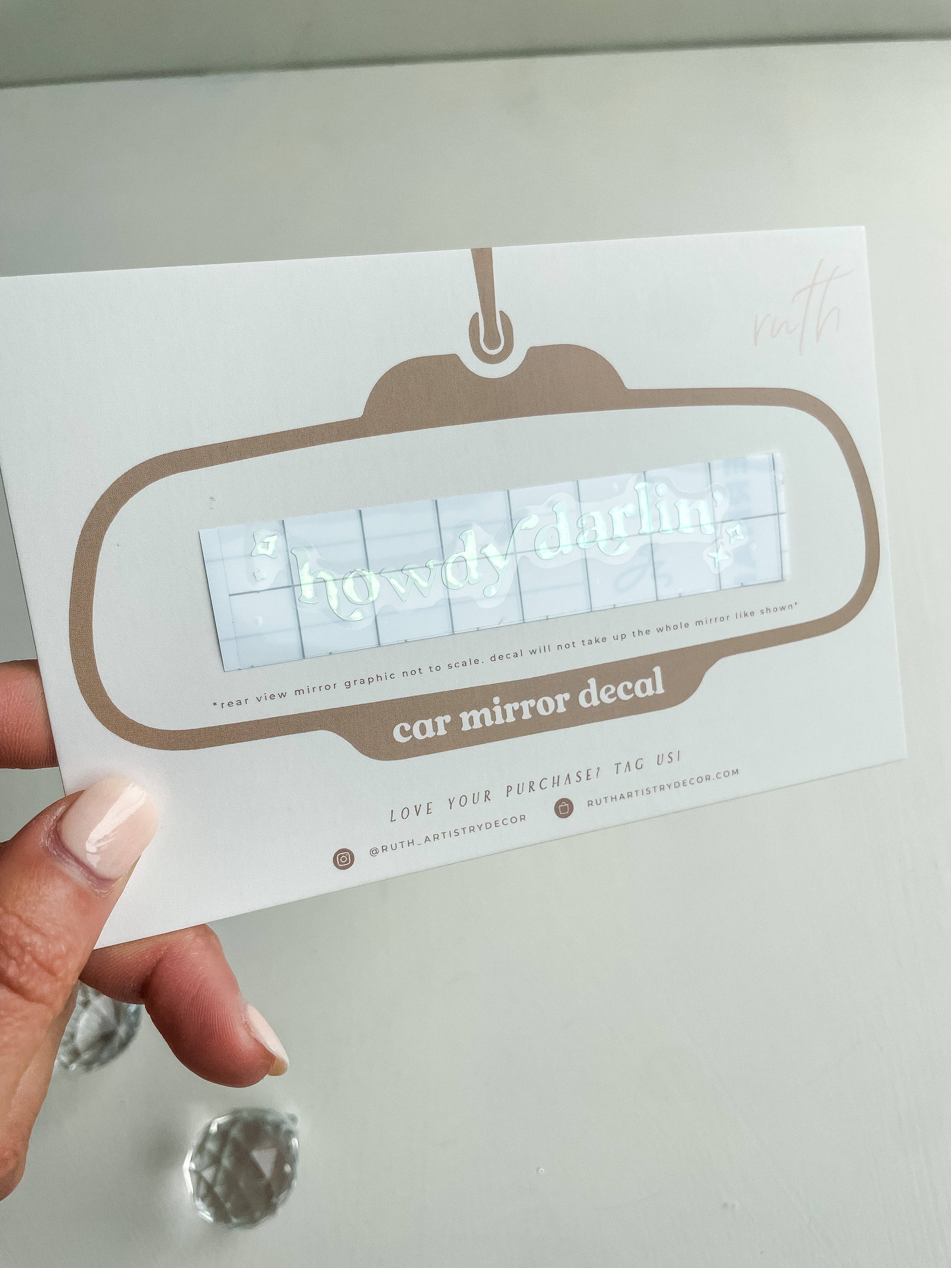 Ruth Artistry & Decor LLC - Wholesale Wall Decal/Stickers - Coastal Cowgirl Mirror Decals7