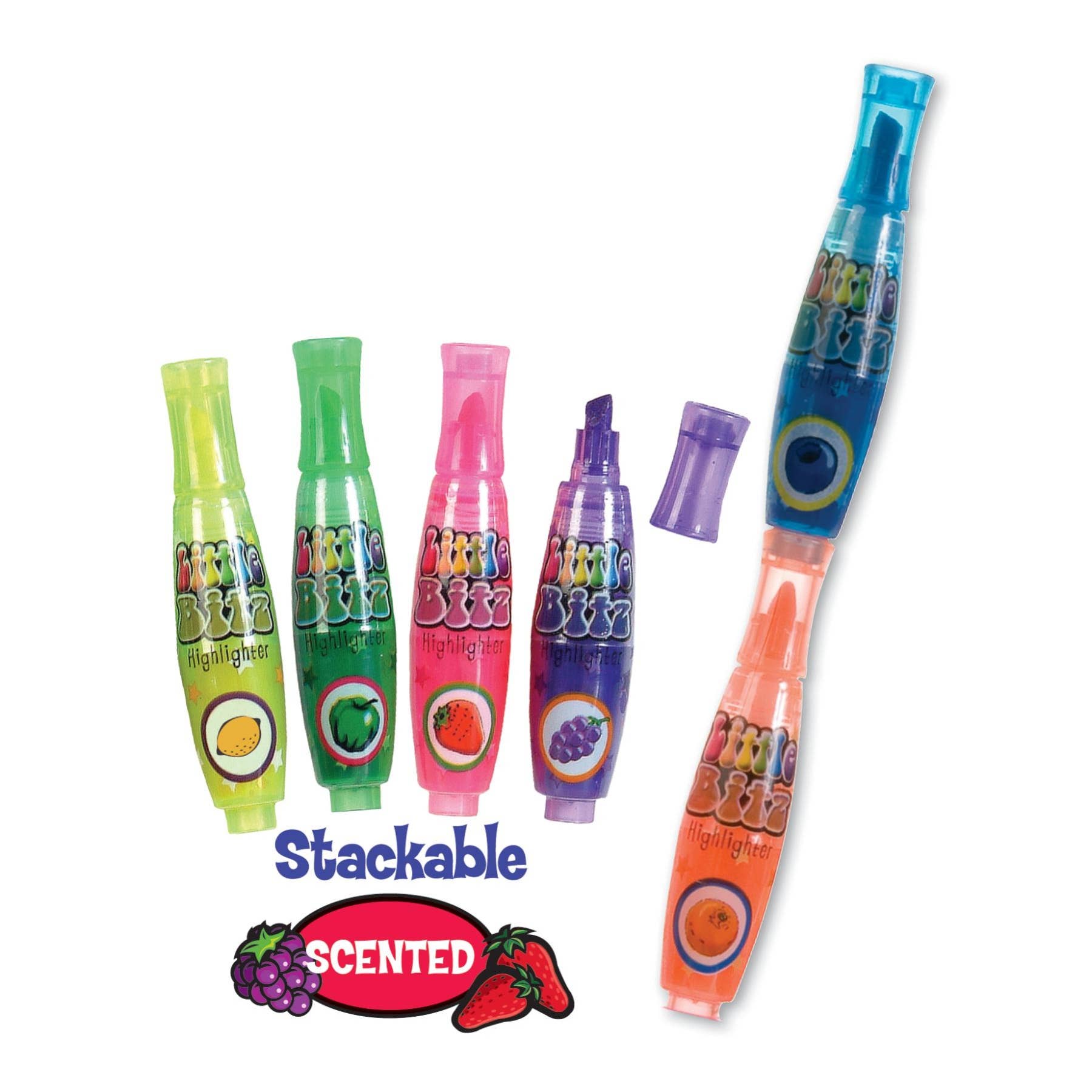 Geddes – wholesale Highlighter – LITTLE BITZ SCENTED HIGHLIGHTER  100/TB1