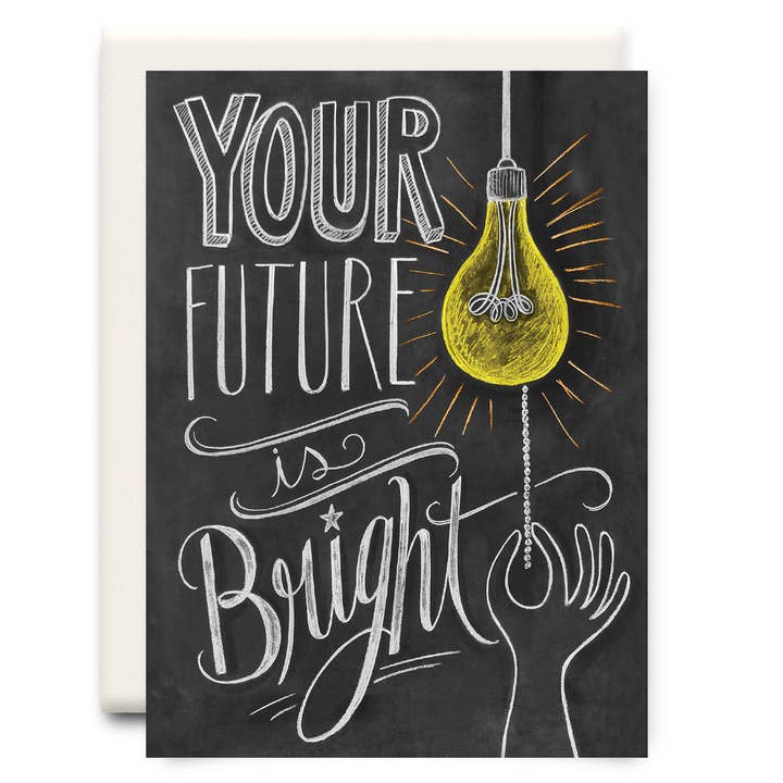 Your Future is Bright | Carte de vœux de graduation pour la vente par Inkwell Cards