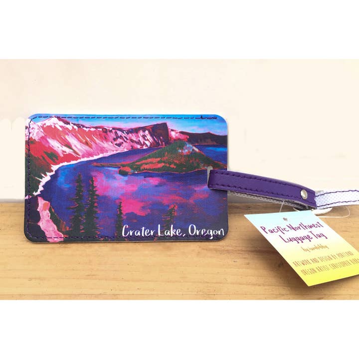 Etichetta bagaglio Crater Lake per la vendita all'ingrosso da parte di IamBibby