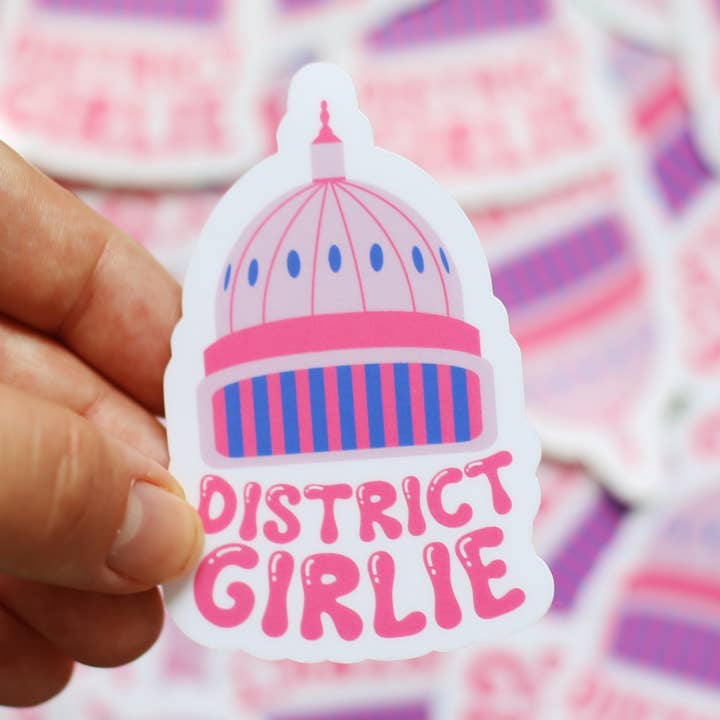 By Danielle Witten - Wholesale Sticker - District Girlie Sticker0