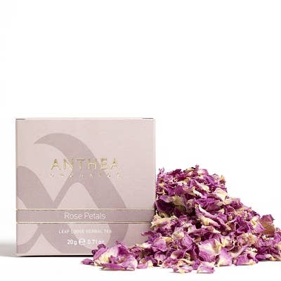 Organic Rose Petals Loose Leaf Tea for wholesale by Anthea Organics
