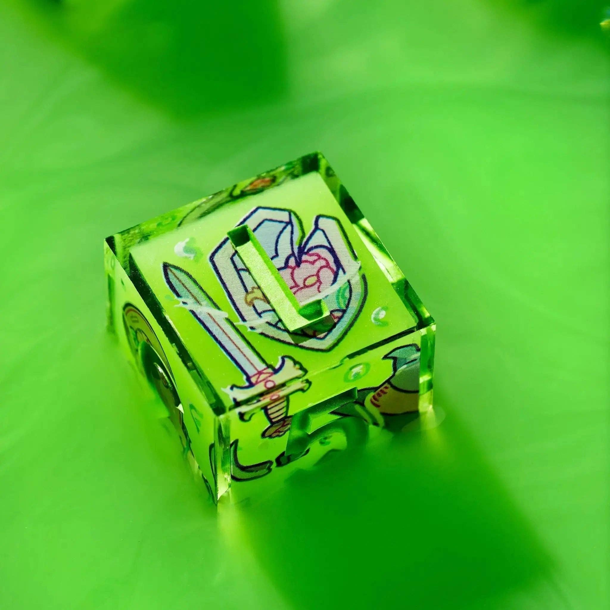 Dispel Dice - Wholesale Dice - Death By Ooze 7-Piece Iconic Dice Set8