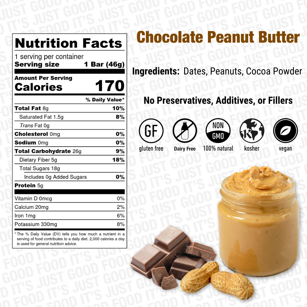 RBar Energy – wholesale Snacksbar – Choklad jordnötssmör energi bar - 10 Pack3