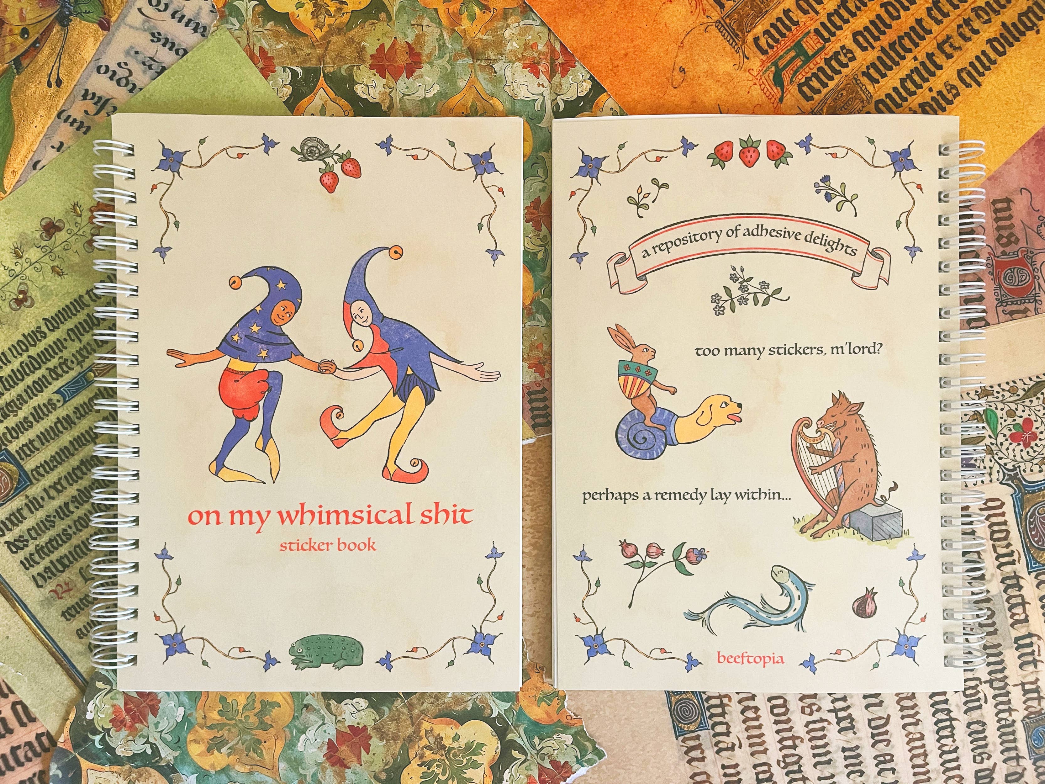 Beeftopia - Vendita all'ingrosso Quaderni - Sul Mio Libro di Adesivi Riutilizzabili Stravaganti4