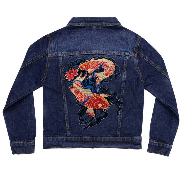 Koi Jeansjacke Carp für den Großhandel von Cat in the Hood