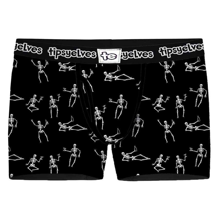 Rub For Good Luck! Men's Black Boxer Briefs | Funny Valentines Day Gift For  him | Valentine's Day Underwear Undies