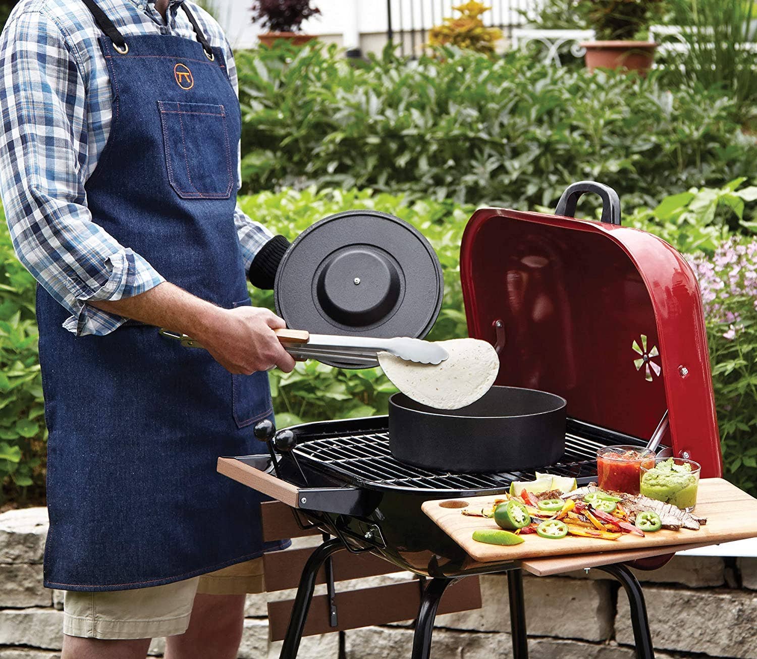 Fox Run Brands - Wholesale Kitchen Tool/Gadget - Outset Cast Iron Multi-Purpose Pot, Tortilla Warmer, 3 Quart3