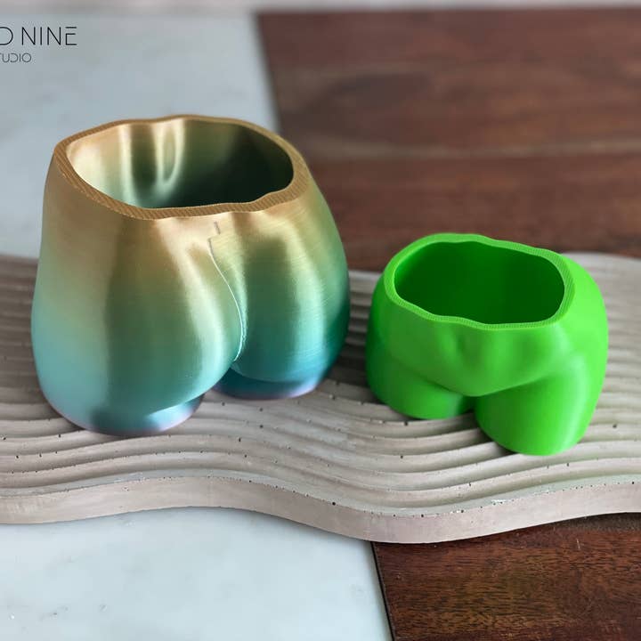 Butt Planter, Butt Pot, Plant Pot for wholesale by Cloud Nine 3d Studio