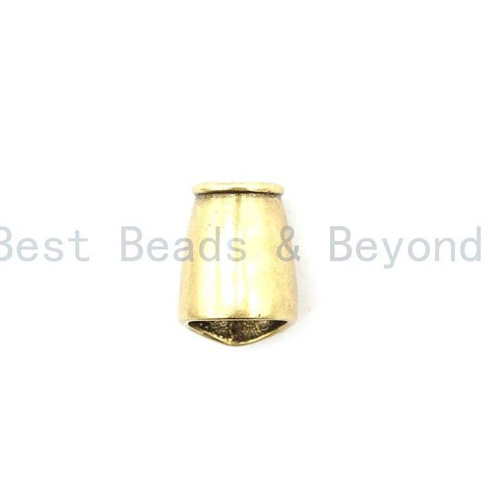 BestBeads&Beyond - Venta al por mayor Abalorios/colgantes individuales - Cuenta antigua de casco espartano de plata/oro/cobre, para fabricación de llaveros de pulsera de supervivencia de paracord, pulsera de hombre DIY, 12 x 17 x 13 mm, sku #Y124