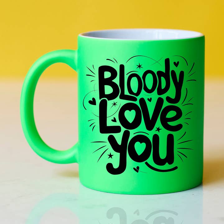 Bloody Love You Mug for wholesale by BETTIE CONFETTI