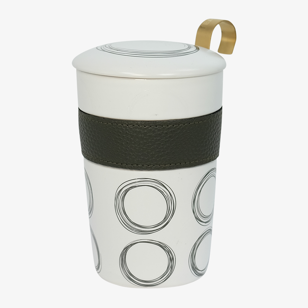 Eigenart – Großhandel Tee-/Kaffeetasse – Porzellan Teebecher TEAEVE "Circular"3