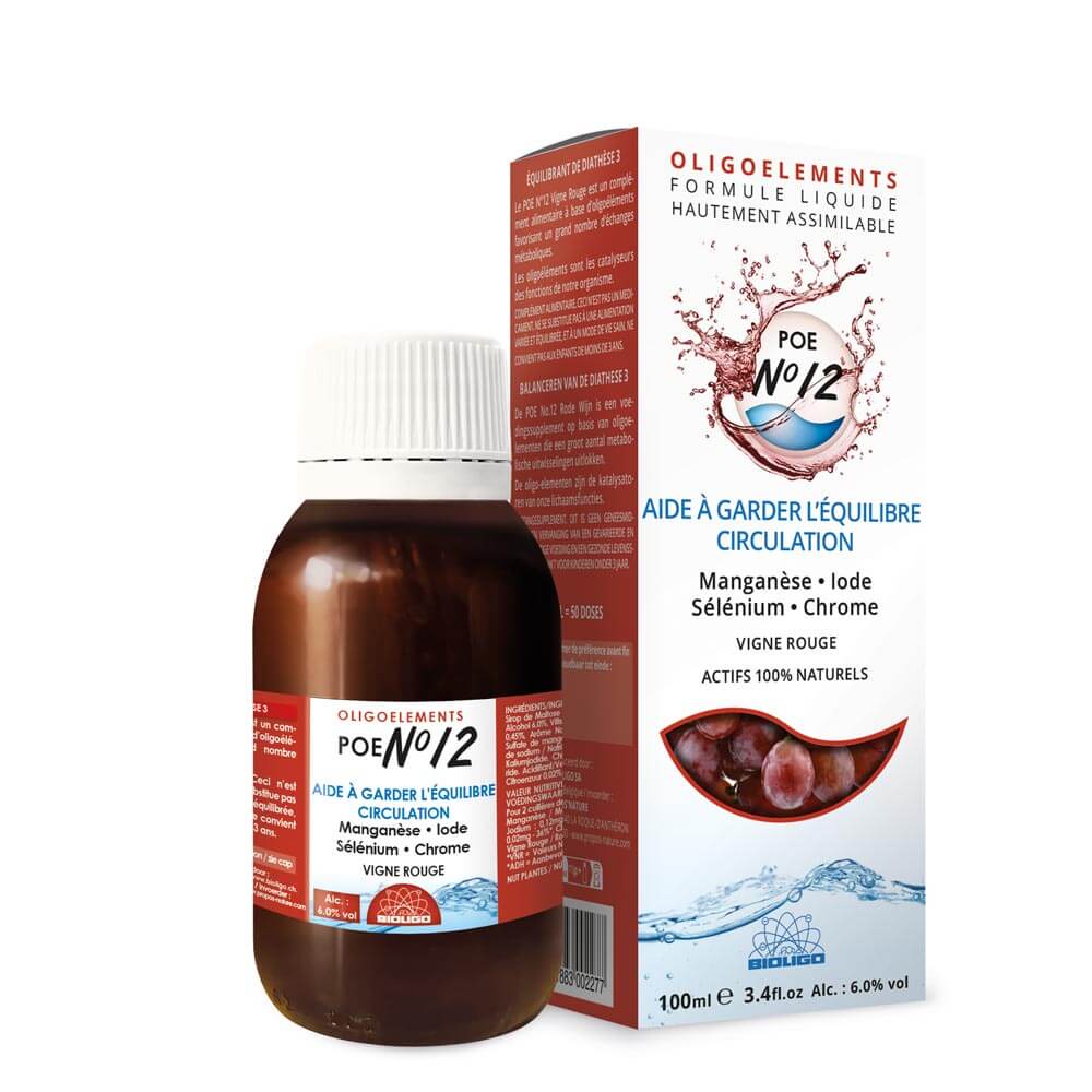 Propos'Nature - Wholesale Oral Supplement/Vitamin - Poe No.12 - Red Vine - Circulation - 100ml0