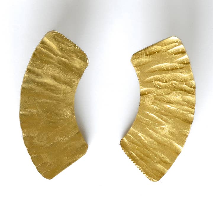 Koto Oorbellen Messing voor wholesale door DAKIDAKI Design