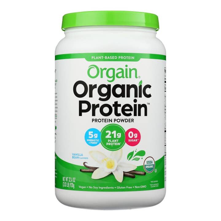 Everyday Supply Co - Wholesale Protein/Superfood Powder - Orgain Organic Plant Protein, Vanilla Bean, 2.03 Lb