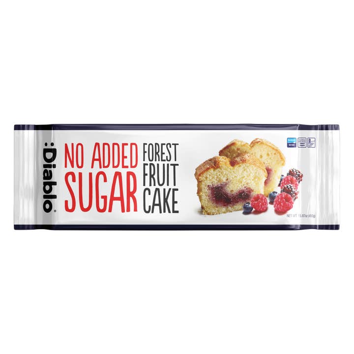 :Diablo Forest Fruit Filled
Cake 450g for wholesale by Diablo Sugar Free