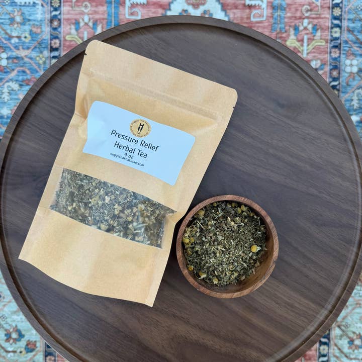 Pressure Relief Herbal Tea Blend for wholesale by Nugget Oak Naturals
