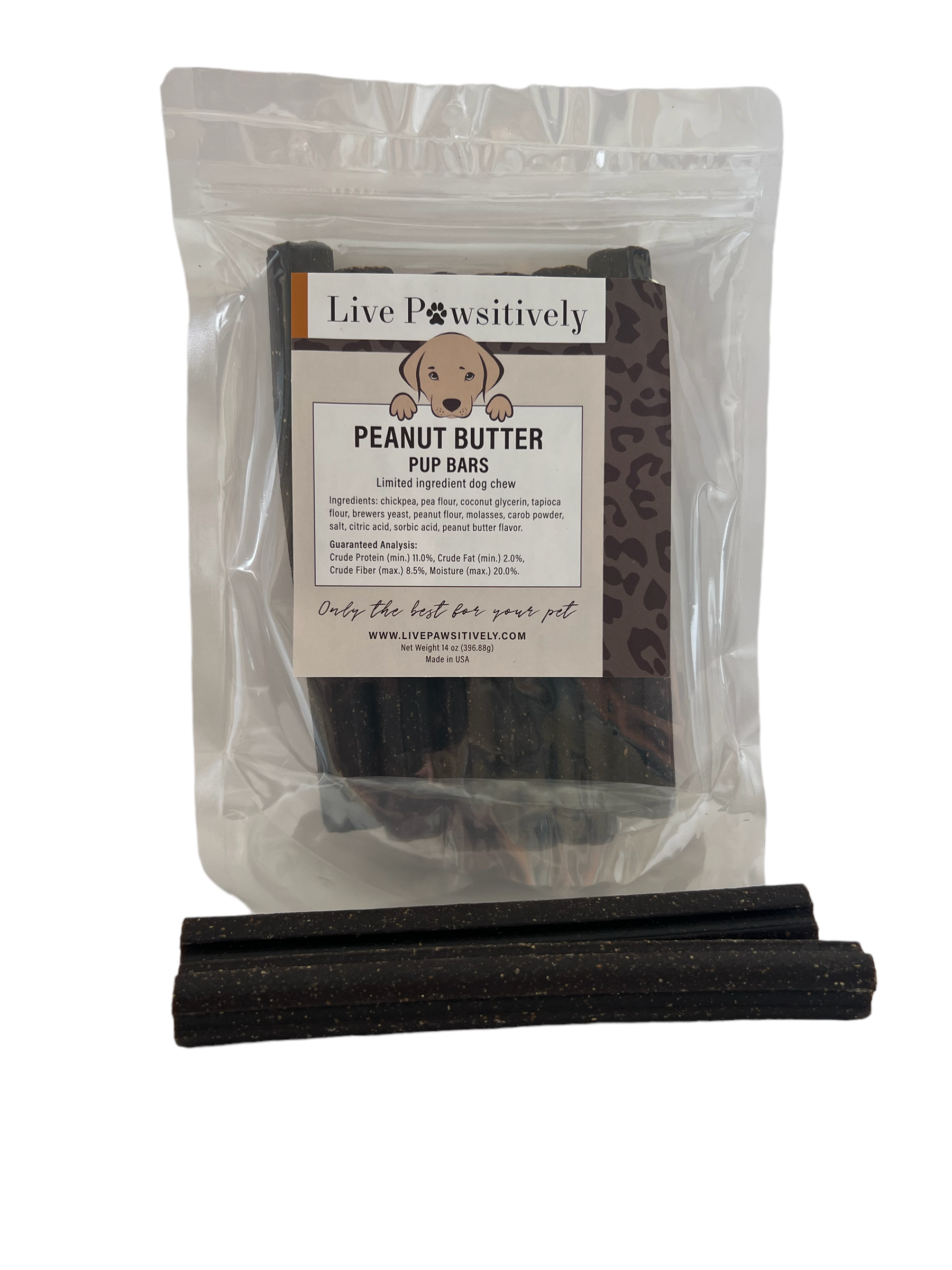 Live Pawsitive - Vente Friandises – chien - Barres à chiots au beurre de1