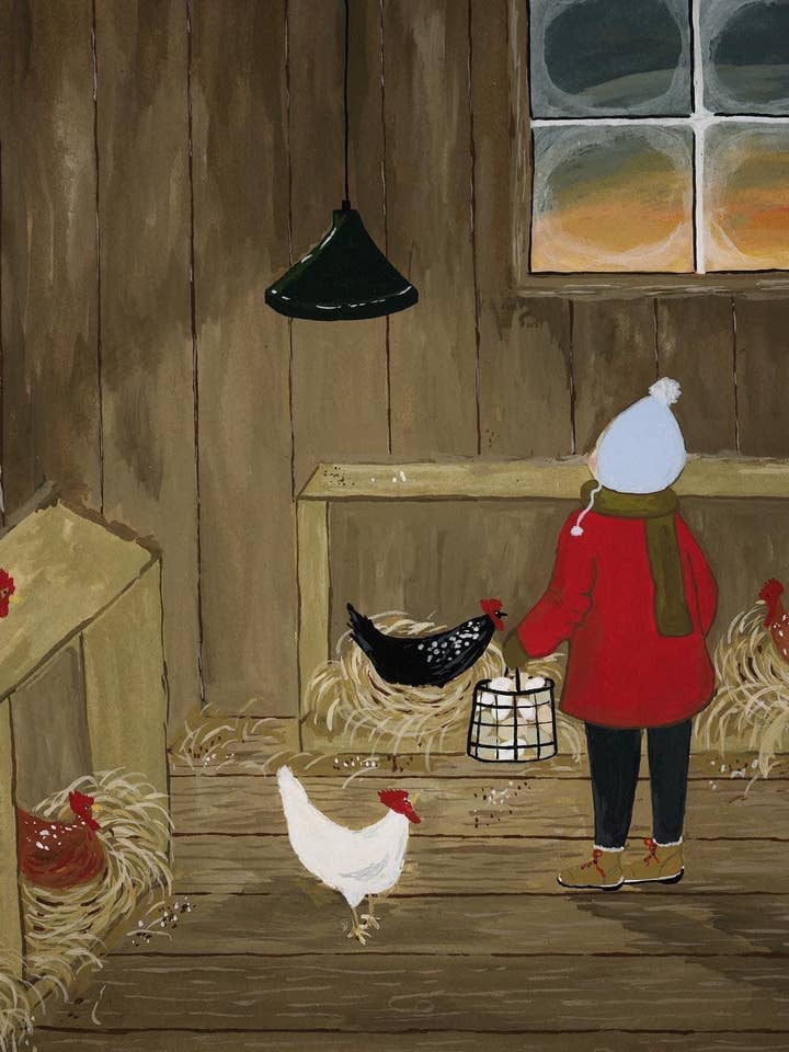 Morning Chores for wholesale by Chimney Smoke Art