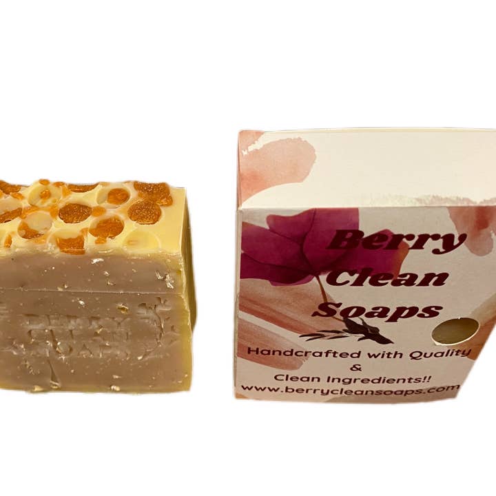 Honeycomb Soap for wholesale by Berry Clean Soaps